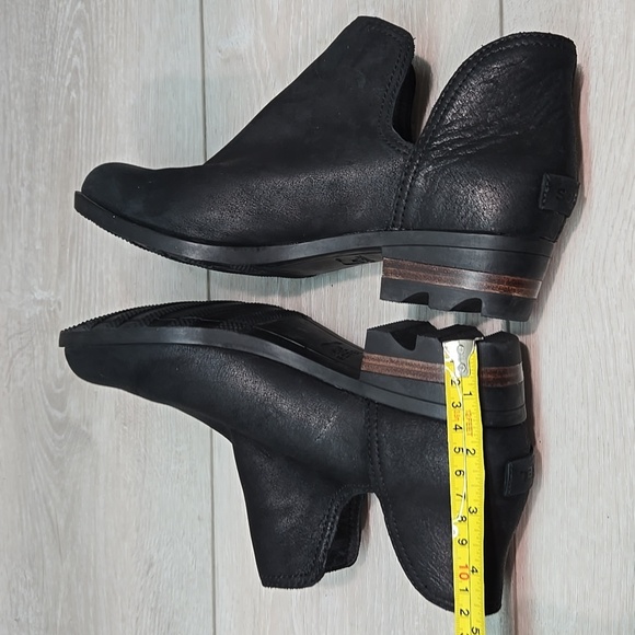 Sorwl Women's Ankle Cut Out Side Boots Shoes Chuncky Platform Sz 7 - Picture 7 of 10